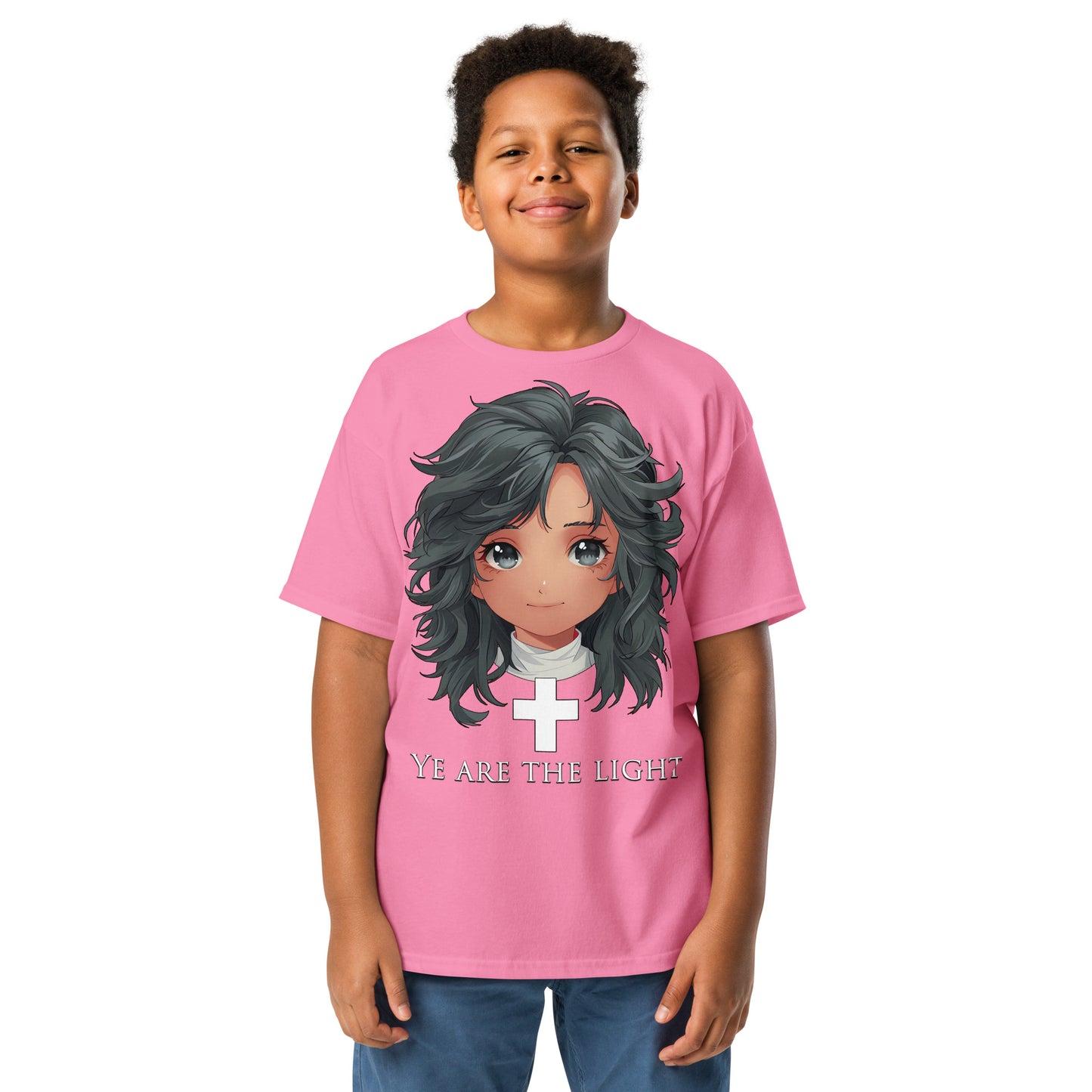 Children's Unisex "Ye Are the Light" Anime T-Shirt