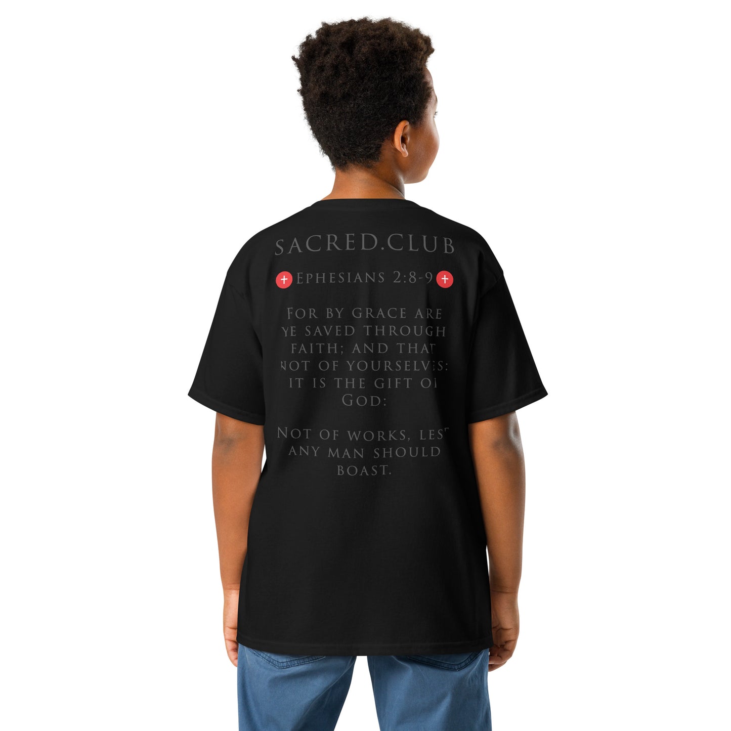 Children's Sacred Club Classic T-Shirt - Ephesians 2:8-9 Edition