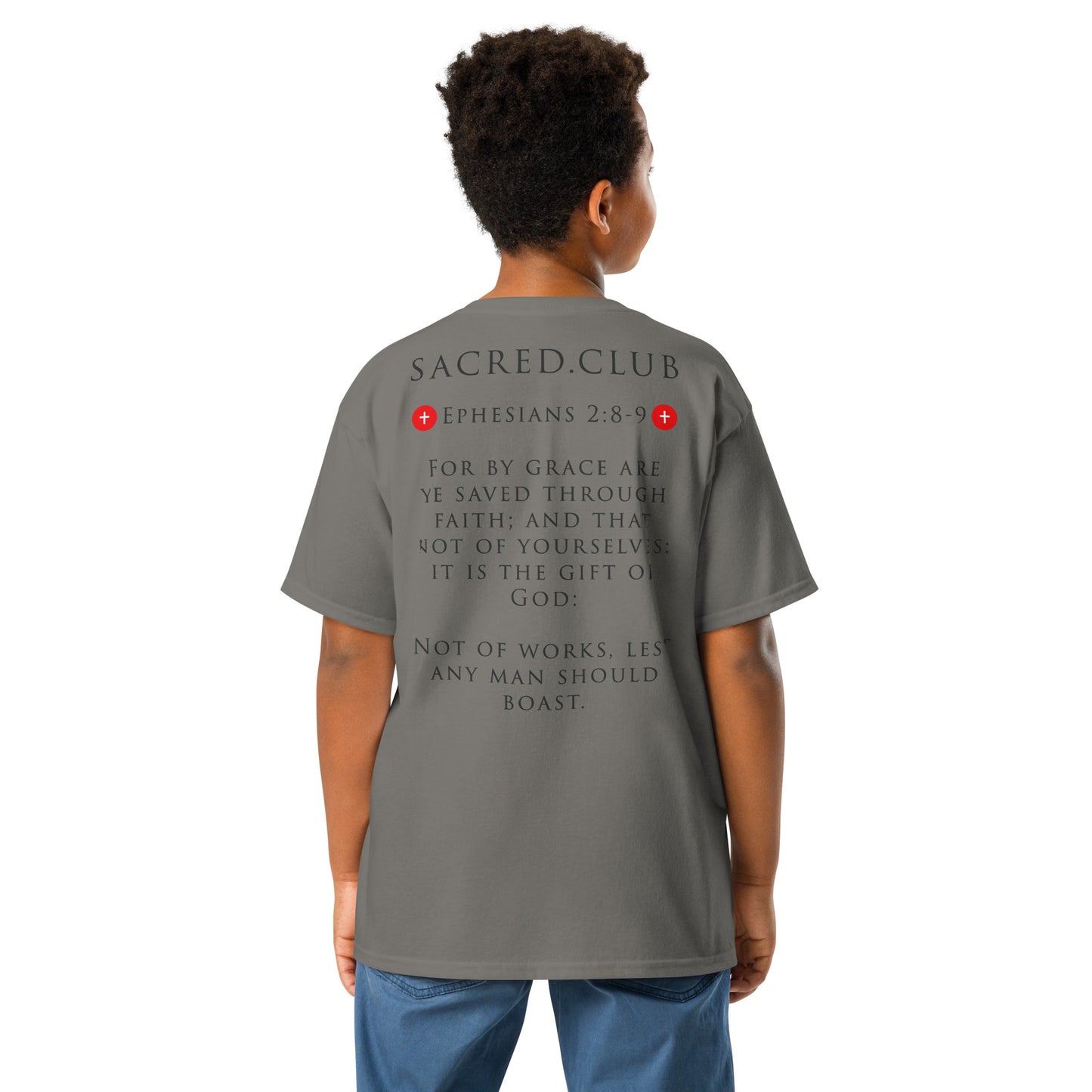 Children's Sacred Club Classic T-Shirt - Ephesians 2:8-9 Edition