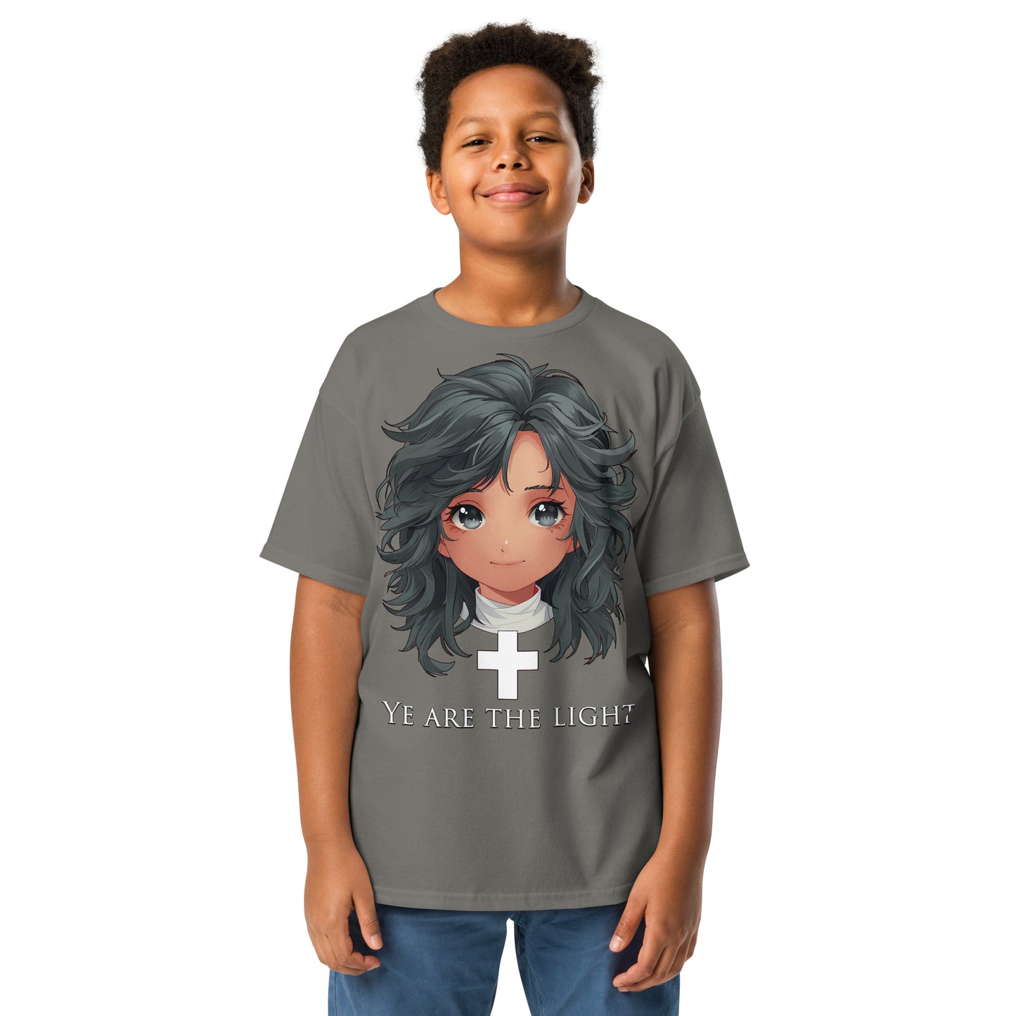 Children's Unisex "Ye Are the Light" Anime T-Shirt