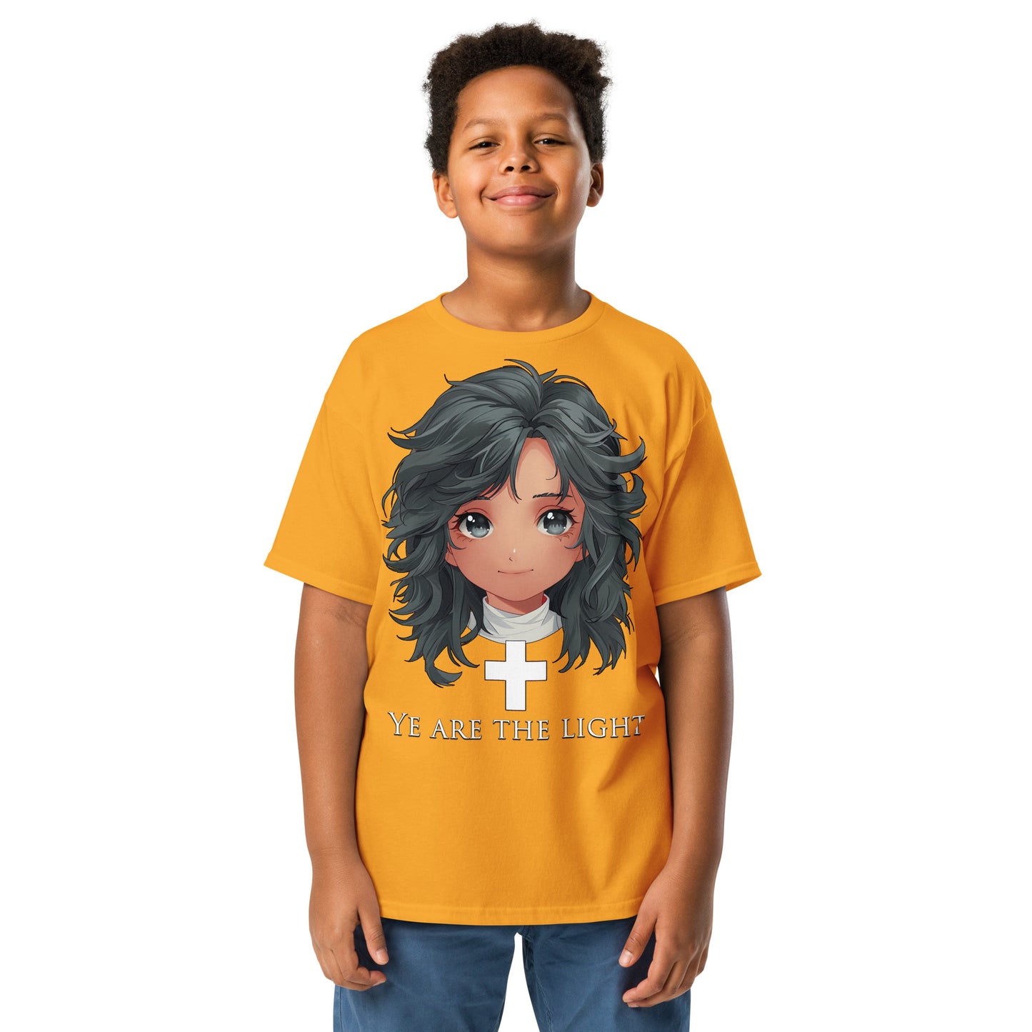 Children's Unisex "Ye Are the Light" Anime T-Shirt