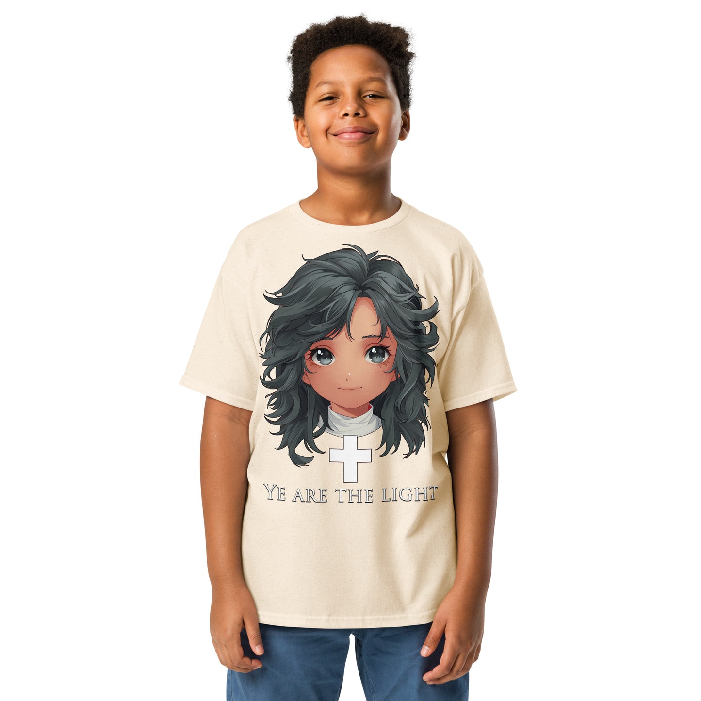 Children's Unisex "Ye Are the Light" Anime T-Shirt