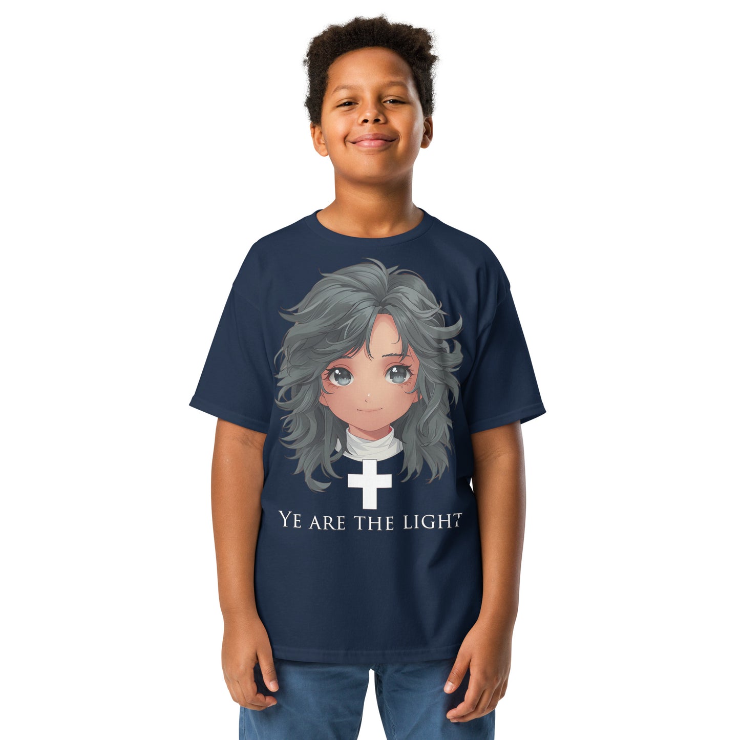 Children's Unisex "Ye Are the Light" Anime T-Shirt