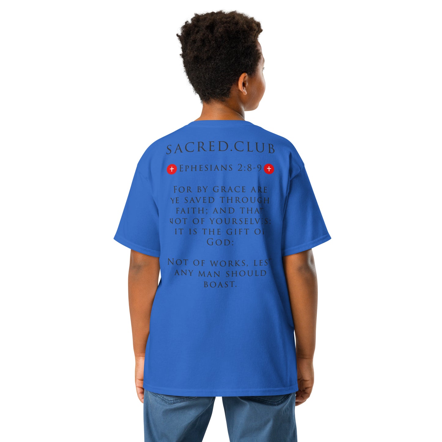 Children's Sacred Club Classic T-Shirt - Ephesians 2:8-9 Edition