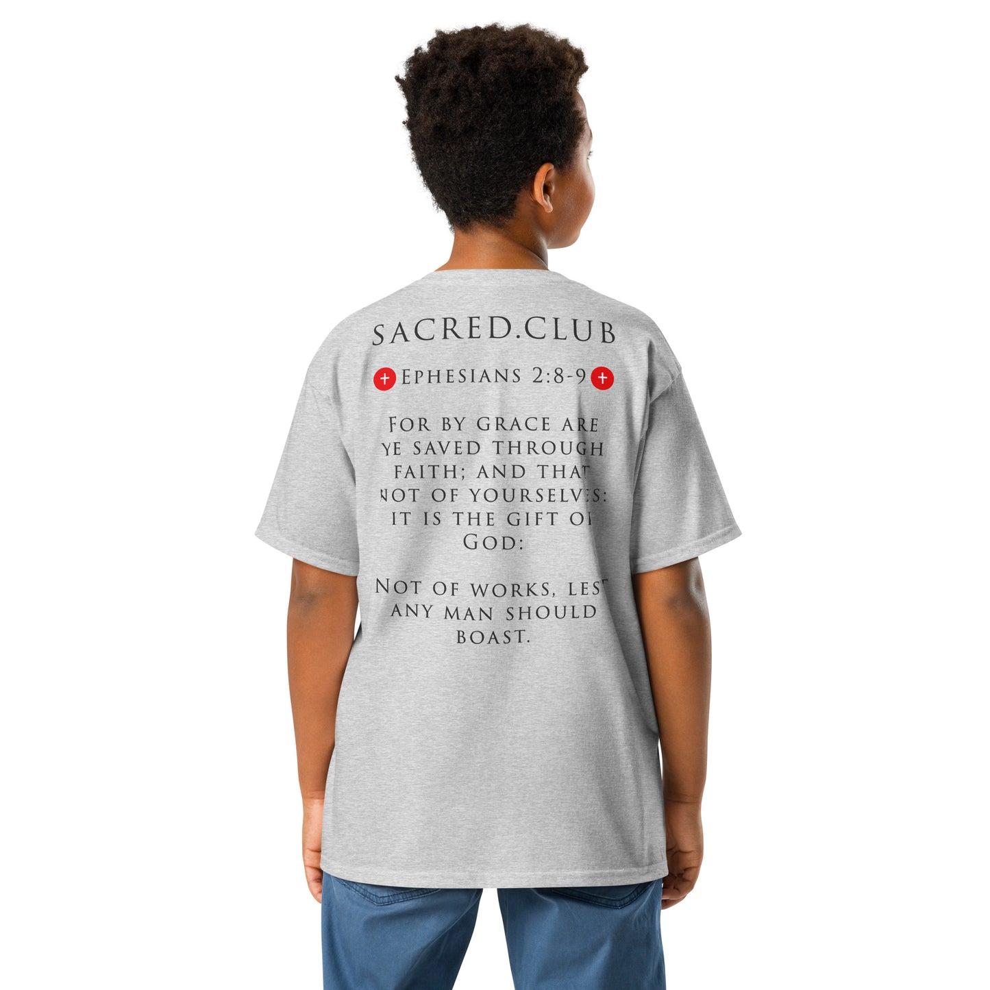 Children's Sacred Club Classic T-Shirt - Ephesians 2:8-9 Edition