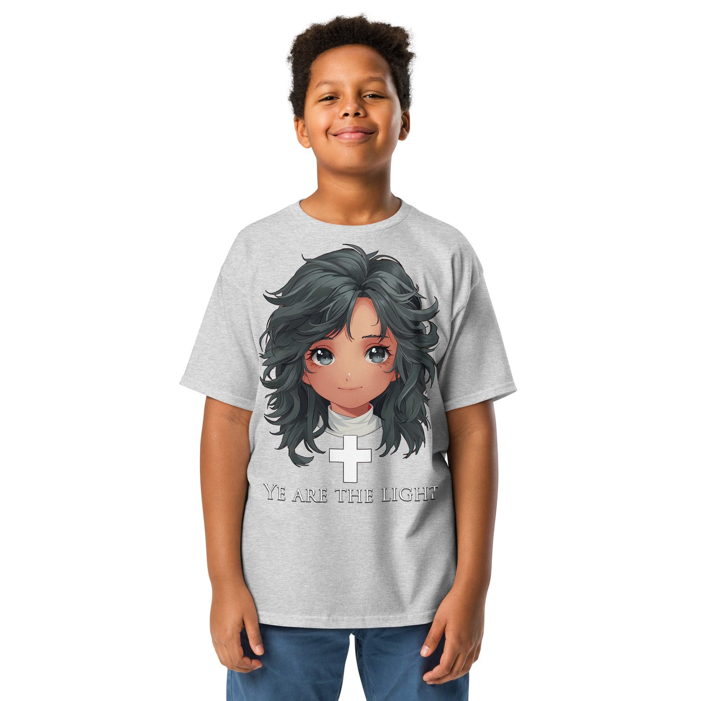 Children's Unisex "Ye Are the Light" Anime T-Shirt